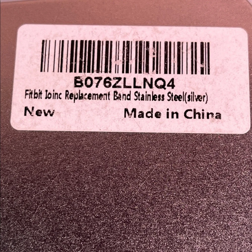 Fit Bit Ionic Replacement Band Stainless Steel Silver- Men